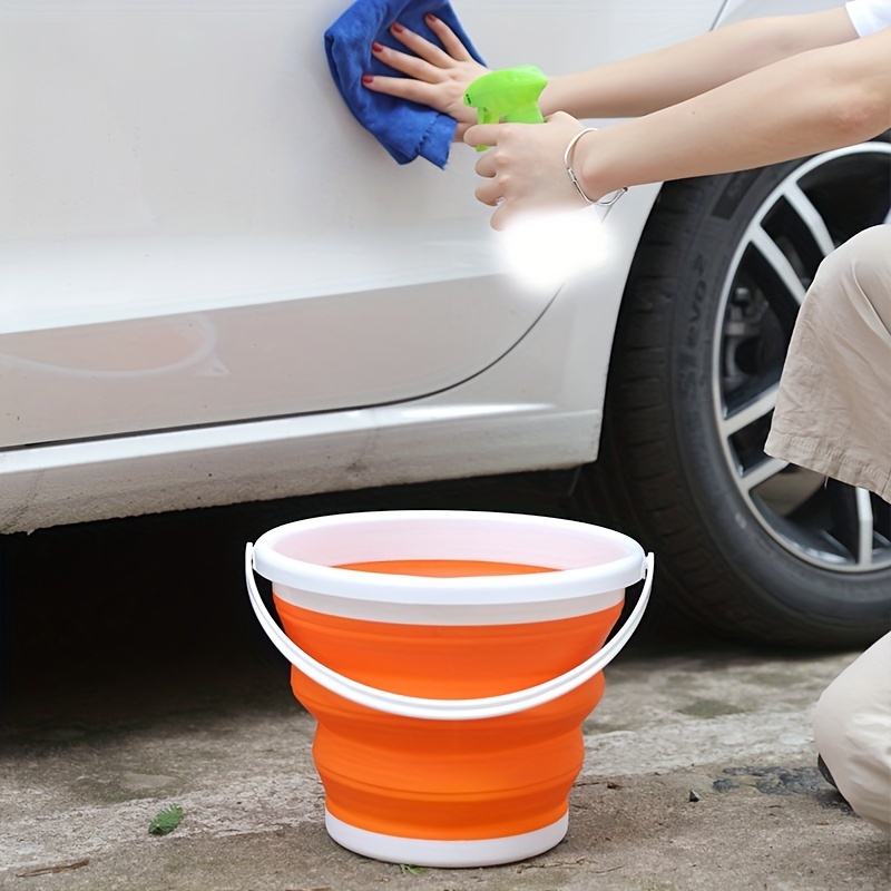 Silicone Bucket for Fishing Promotion Folding Bucket Car Wash Outdoor  Fishing Supplies Square Bathroom Kitchen Camp Bucket - AliExpress