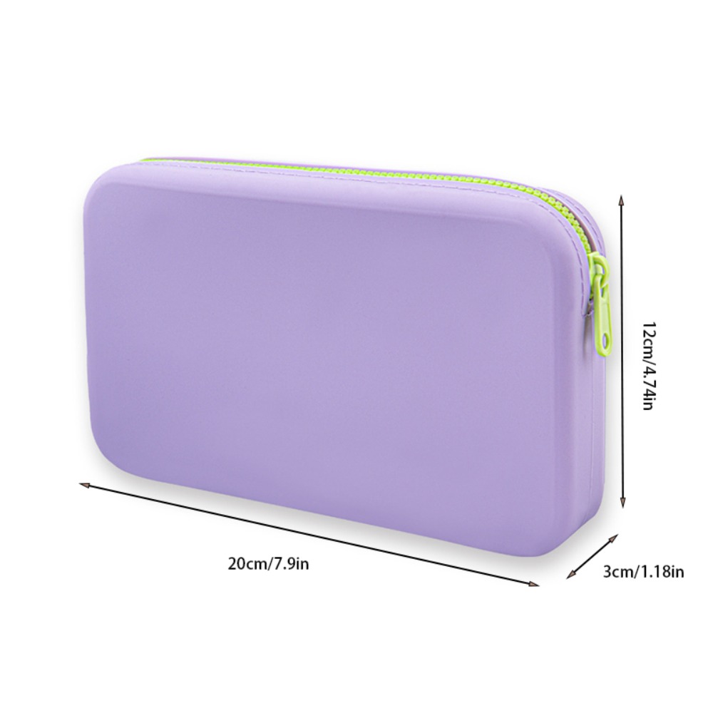 Large Capacity Waterproof Makeup Organizer Silicone Cosmetic Storage Bag