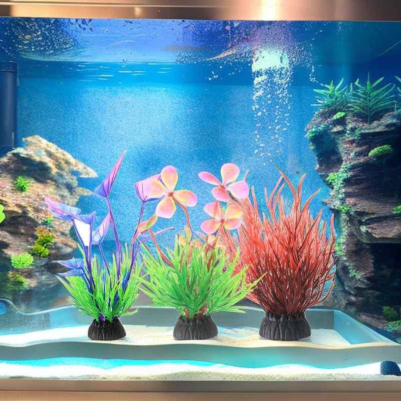 Artificial Aquatic Plant Ornament For Aquarium Simulation - Temu