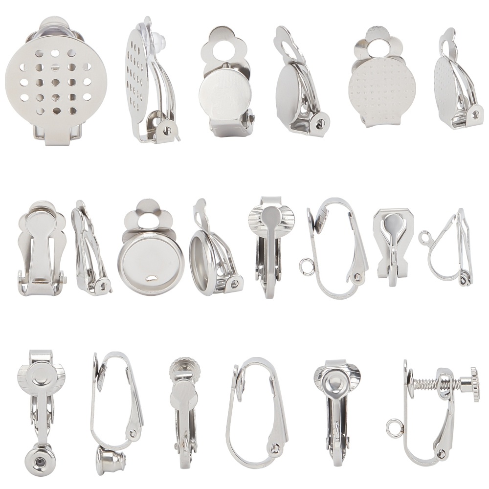 Stainless Steel Earring Clips 316 Stainless Steel Screw Back Clips