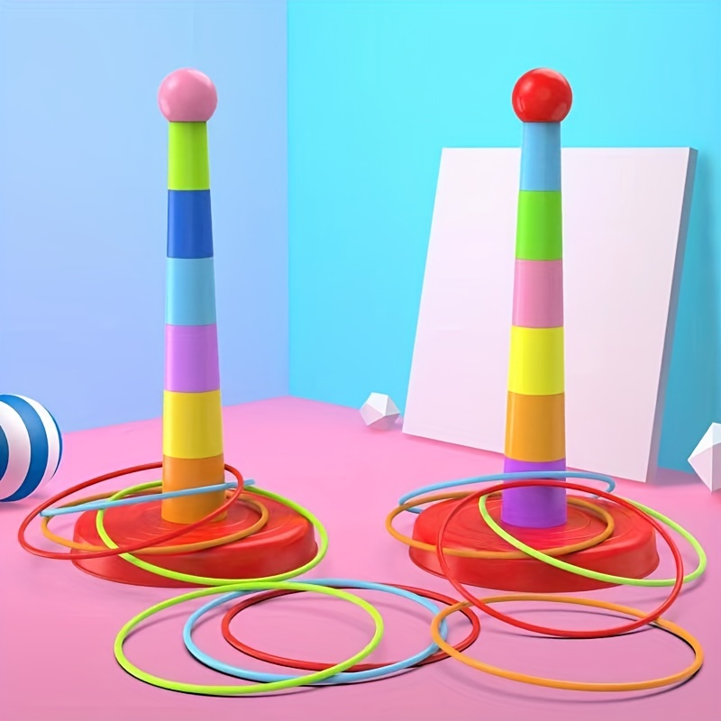Fun And Engaging Plastic Toss Rings Perfect For Carnival - Temu