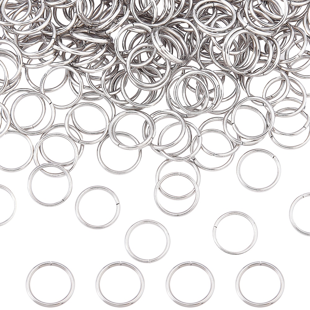 1000 Pcs 5mm Open Jump Rings Silver Plated Jump Rings for Jewelry Making  Jump Rings Bulk for DIY Craft Earring Necklace Bracelet Pendant Choker