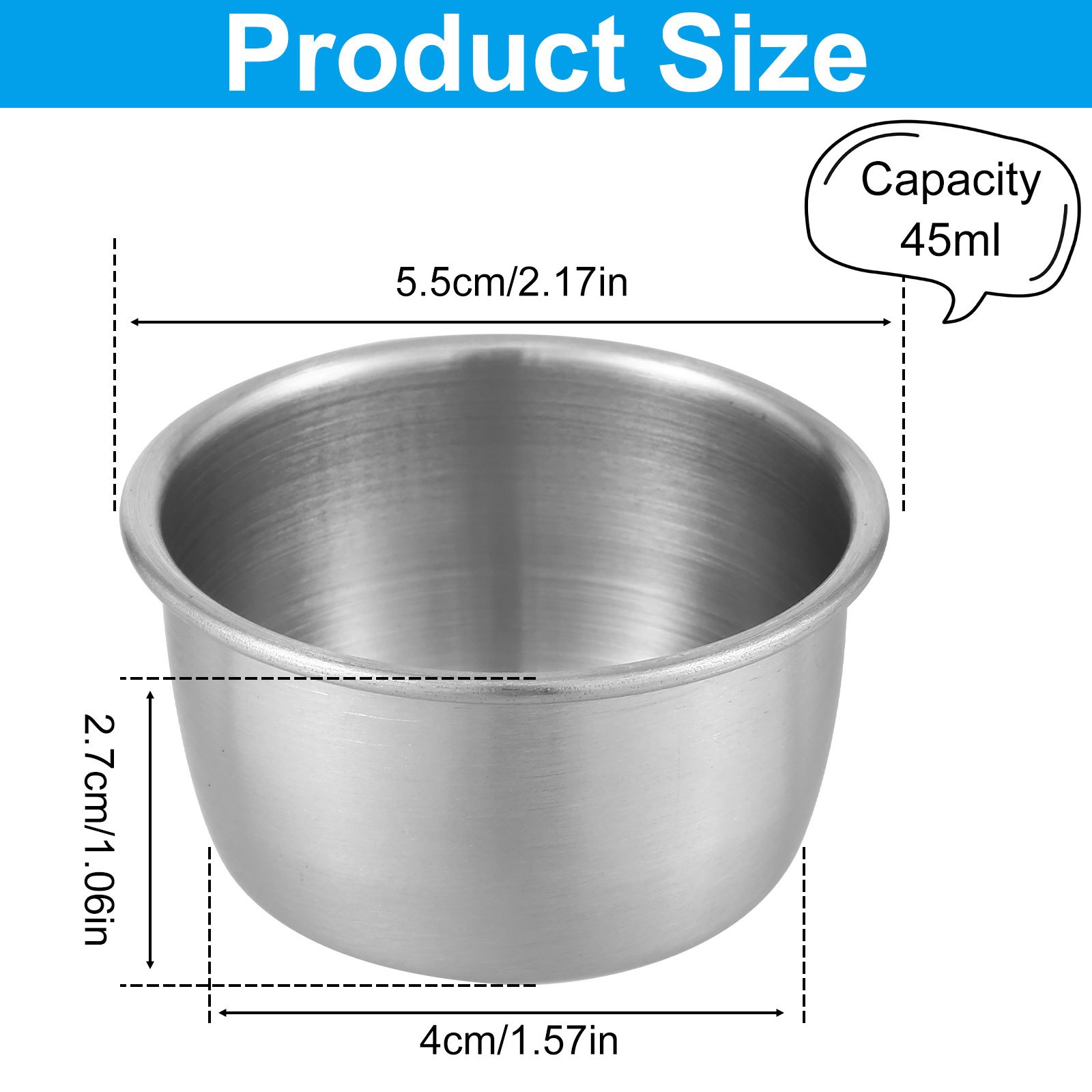 Stainless steel dipping discount bowls