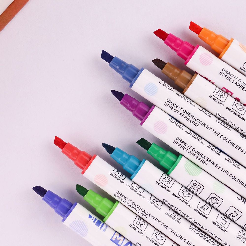 10pcs Promotional Cheap Marker Pen Good Quality Drawing Sketch