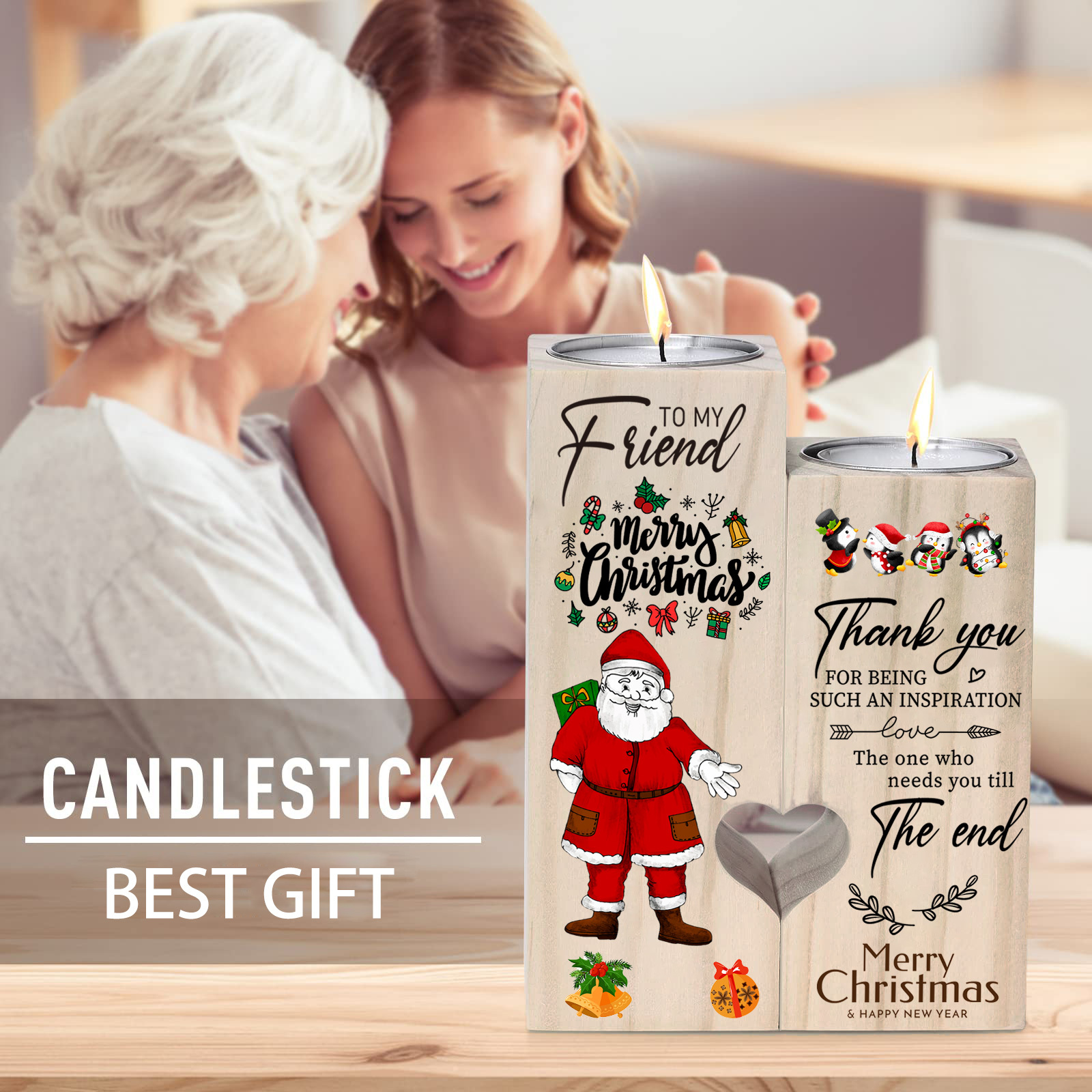 Christmas Gift For Best Friend Double sided Rotating Diy - Temu