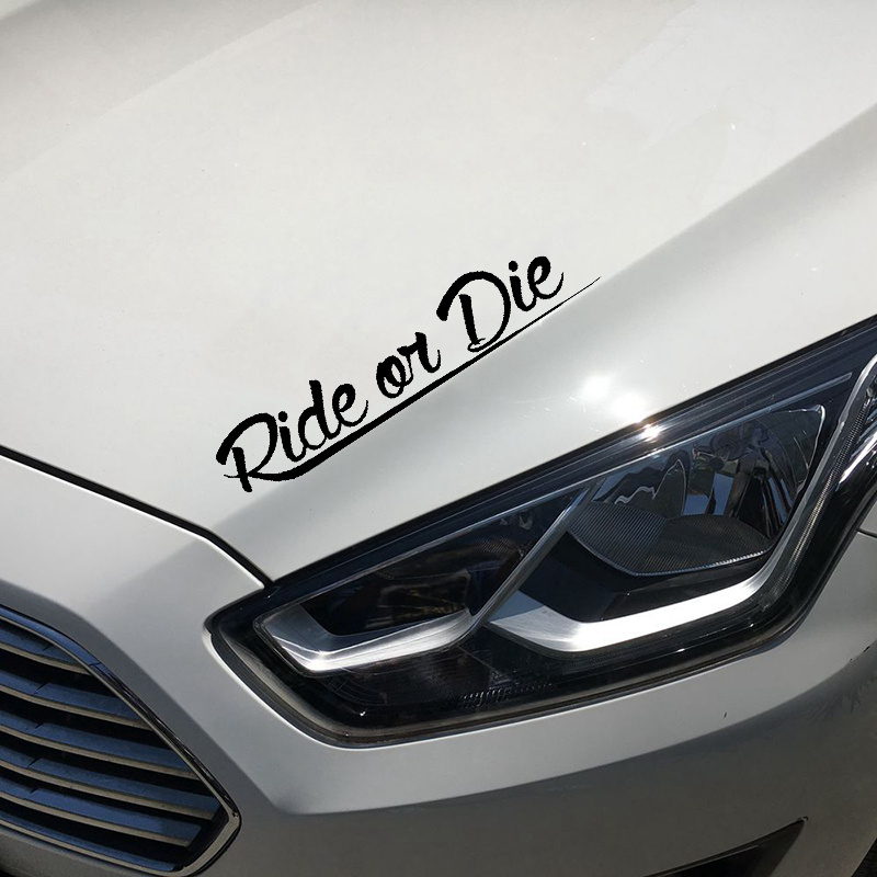Ride Or Die Sticker Car Style Sticker Tuning Racing JDM Car Stickers And  Decals Funny