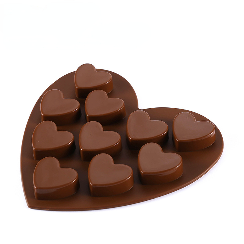 Heart Chocolate Molds Silicone Love Candy Molds 10 Different - Temu