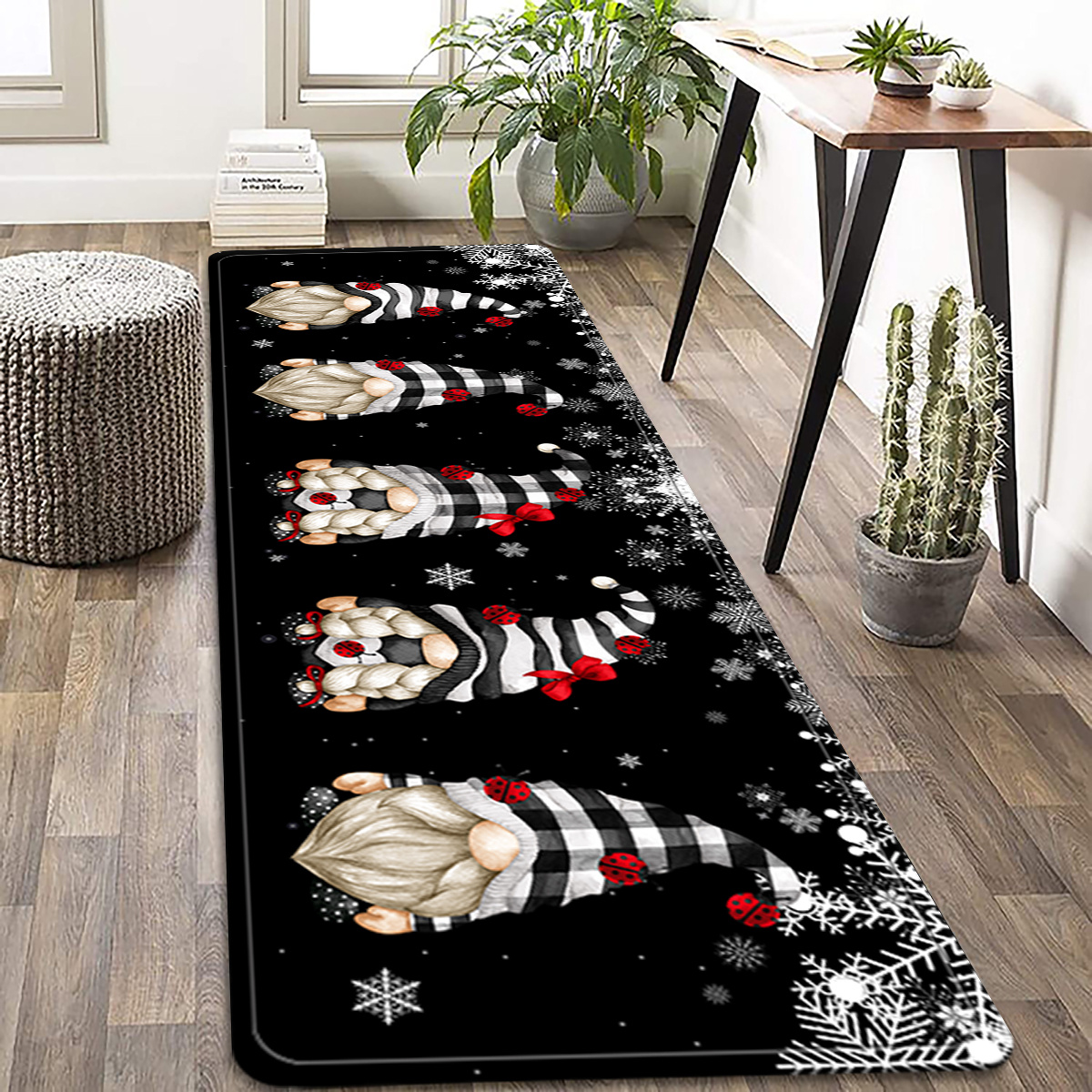 TAKESH Orribile teschio tappeto nero classico per soggiorno corridoio tappeto  tappeti lunghi cucina tappeti tappeti bagno mat 120×180cm : : Casa  e cucina