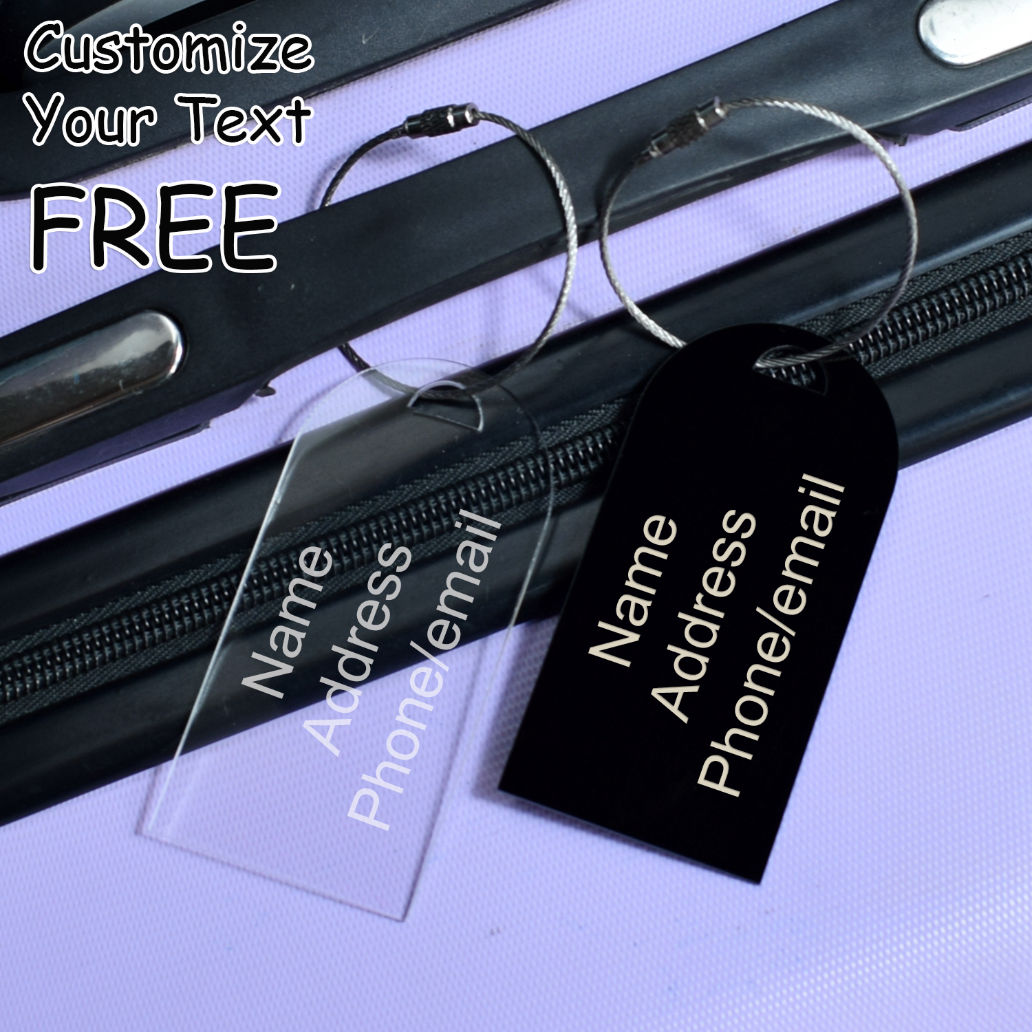 Luggage Tags Luggage Tag Personalized Diaper Bag Tag Wedding Bridesmaid  Holiday Engraved Travel Gift Bag Tag - Temu