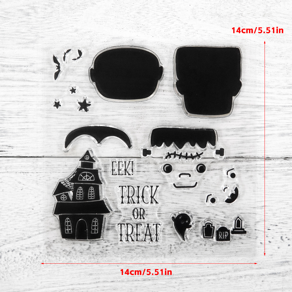 Cute Robots Clear Stamps and Dies Set for DIY Card Making, Clear Rubber  Stamps and Dies for Card Sets for Crafting, DIY Scrapbooking Card Making  Tools