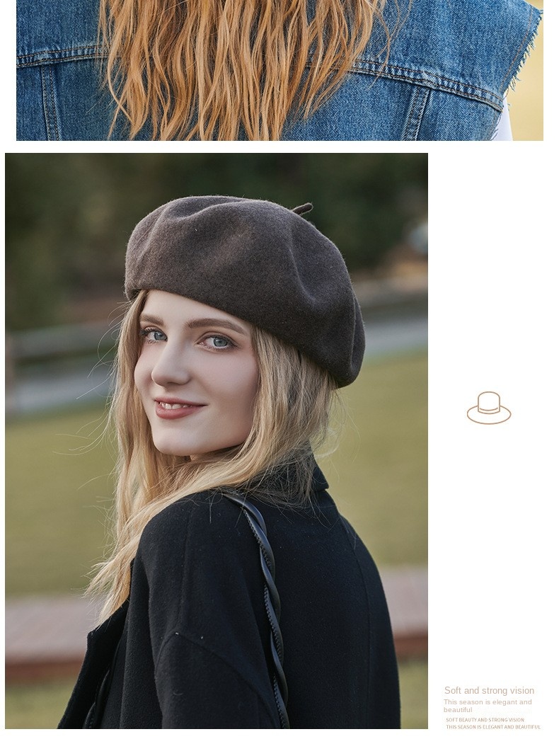 Sombrero Creativo De Pintor Para Niñas De 2 A 5 Años, Boina De Invierno De  Una Sola Capa, Boina Elegante Y Linda Para Actividades Al Aire Libre, Gorro  De Invierno Tejido Personalizado