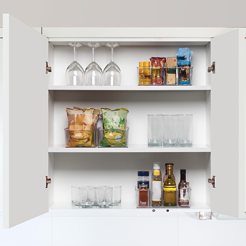 Plastic Pantry Organization And Storage Bins With Removable - Temu