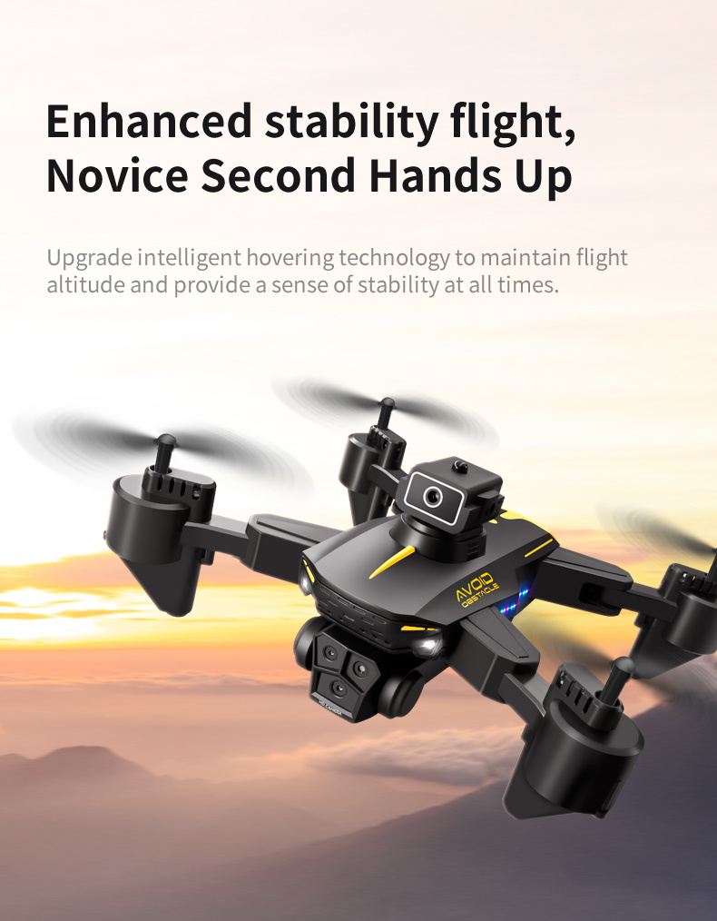 wryx 2023 new ky605s drone three camera professional hd camera obstacle avoidance aerial photography foldable quadcopter gift toy uav details 5