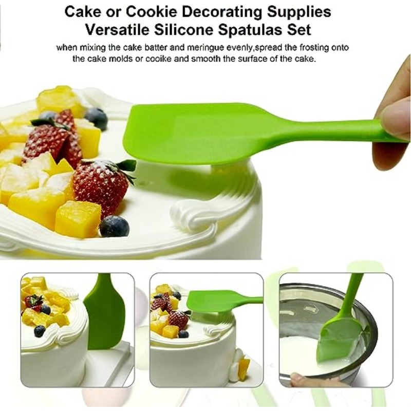 Small Mixing Spatulas Assorted Colors Icing Spatula Cookie Decorating Cake  Decorating Tools 