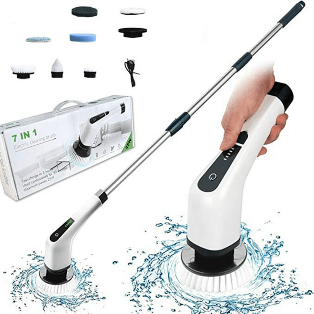 Electric Spin Scrubber Electric Cleaning Brush 4 in 1 - Temu
