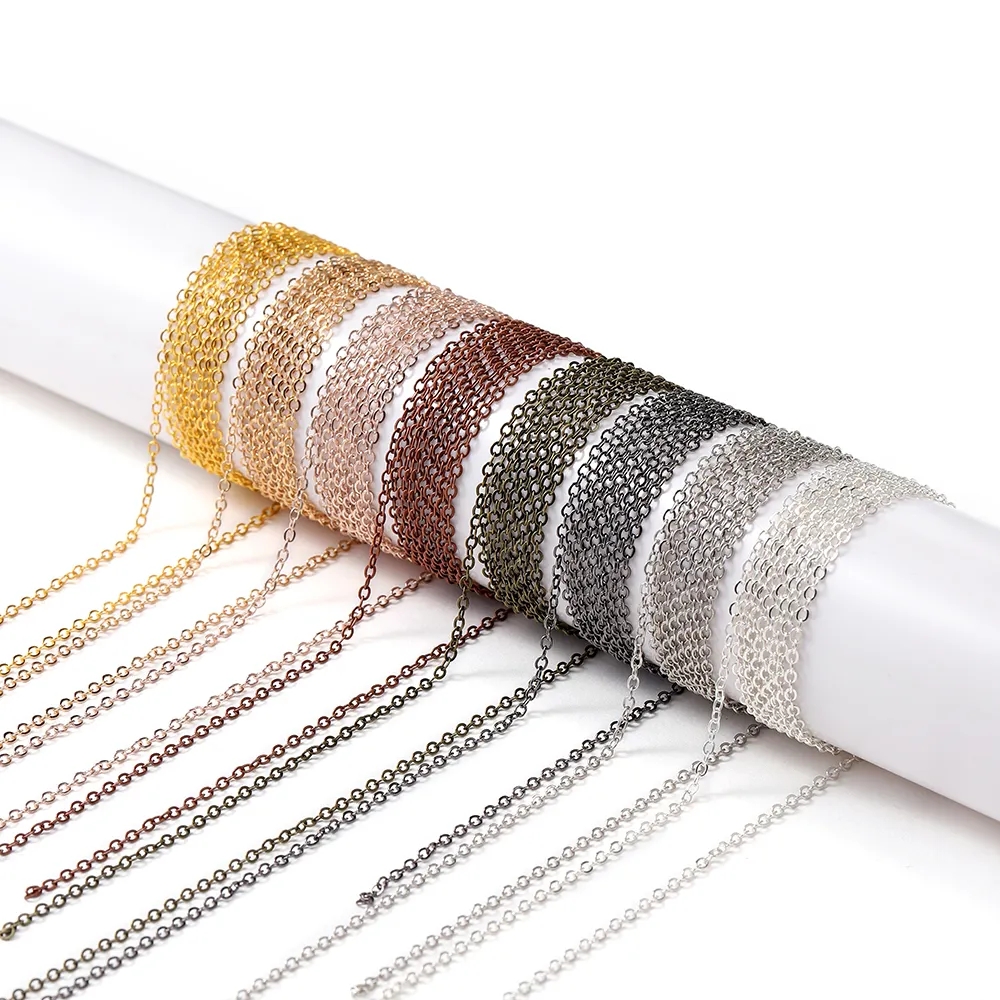 Catenina Per Gioielli Fai-da-te Con 100 Anelli E 30 Moschettoni - Ferro Placcato Argento 4mm - Foto 3