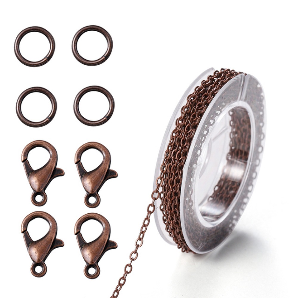 Kit 340 Pezzi Per Creare Gioielli Fai Da Te - Chiusure Moschettone, Anelli E Gancetti In Argento E Oro