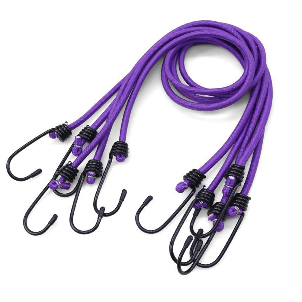 28Pc Bungee Cords with Hooks - Carabiner Bungee Cords Heavy Duty Outdoor -  Rubber Bungee Cord Set Assorted Sizes Includes Long Bungee Straps, Ball