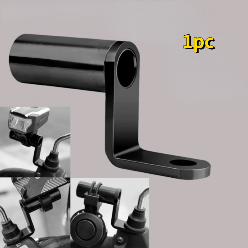 

1pc Stands Black Aluminum Alloy Bicycle Bike Motorcycle Conversion Bracket Mobile Phone Holder