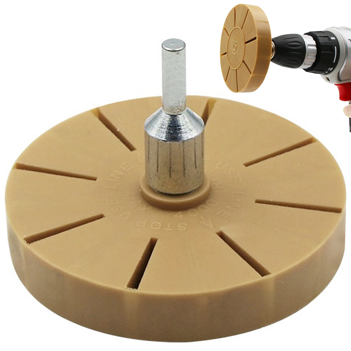 Decal Eraser Wheel Pneumatic Car Sticker Glue Remover Tool