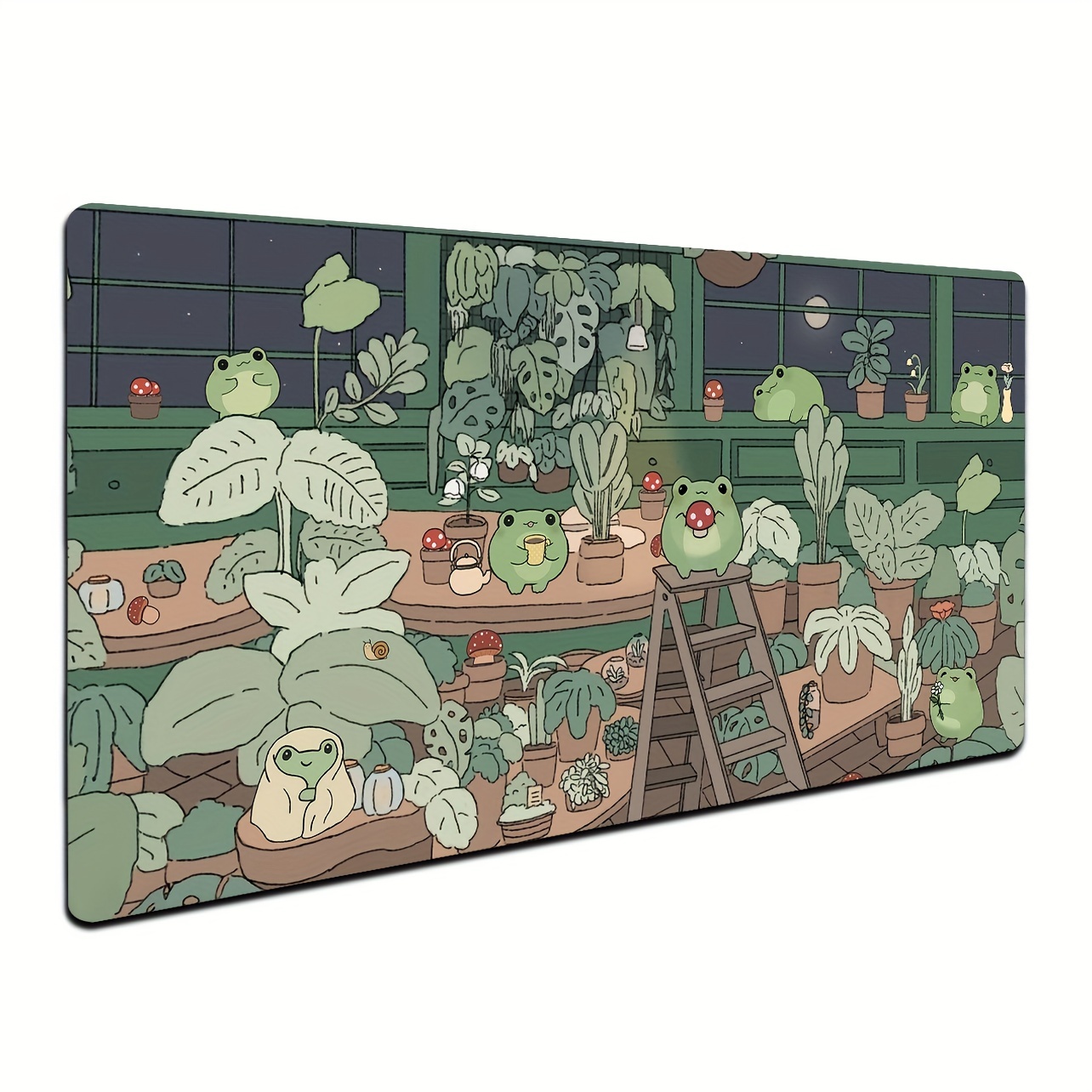 Cute Frog Mouse Pad Desk Pad Kawaii Green Desk Decor Mat - Temu