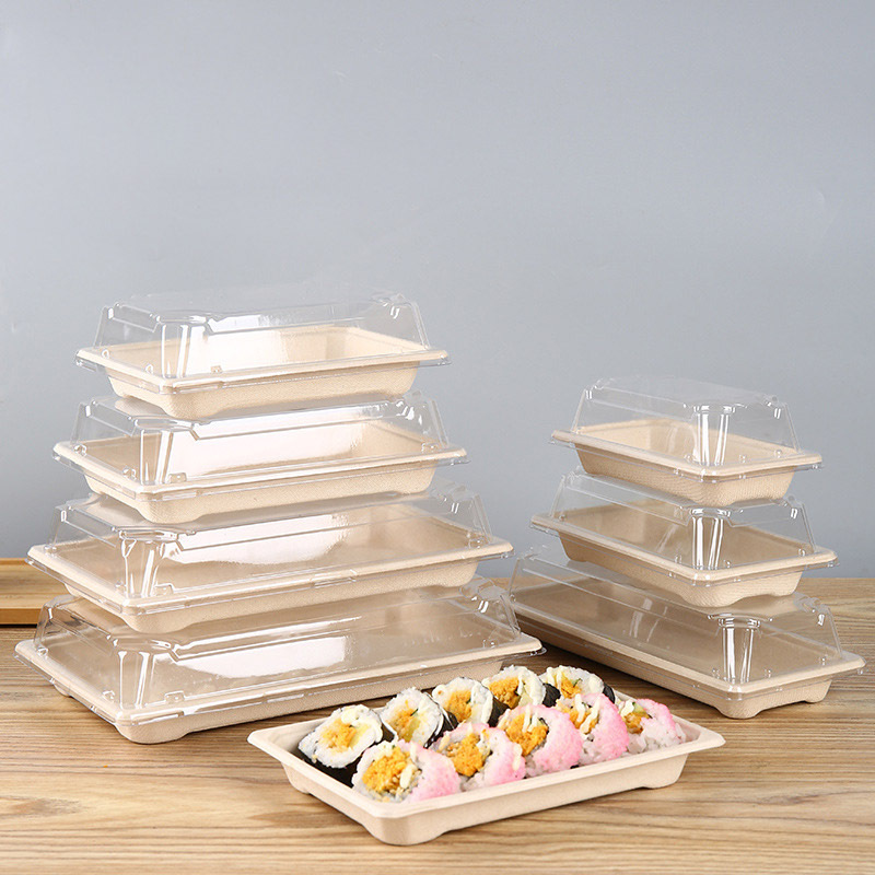 50pcs Disposable Sushi Containers with Lid Japanese Bento Plastic Sashimi  Packing Box for Restaurant Sushi Accessories - AliExpress