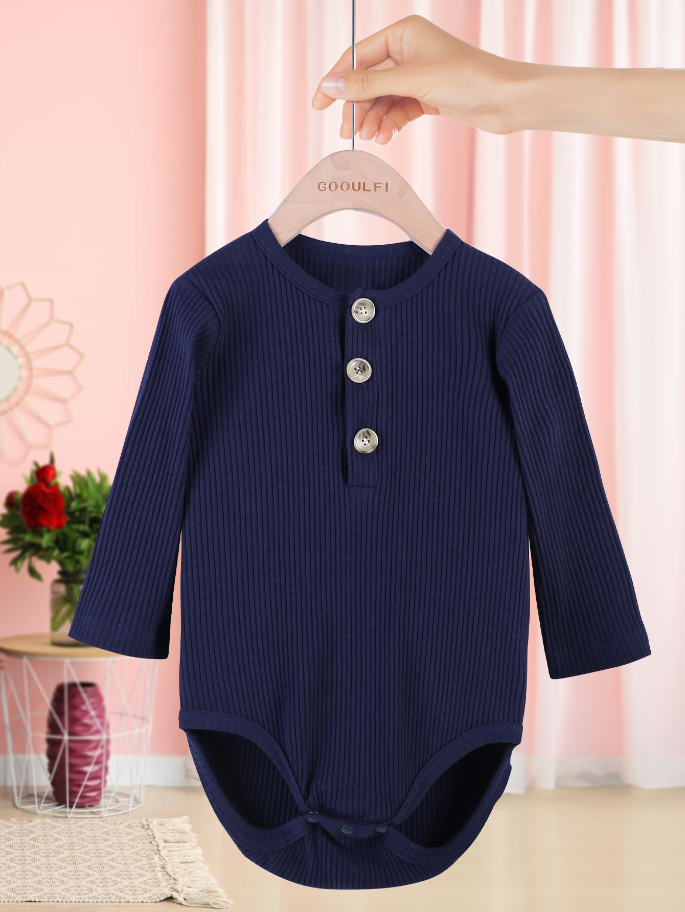 Side 2024 button onesie