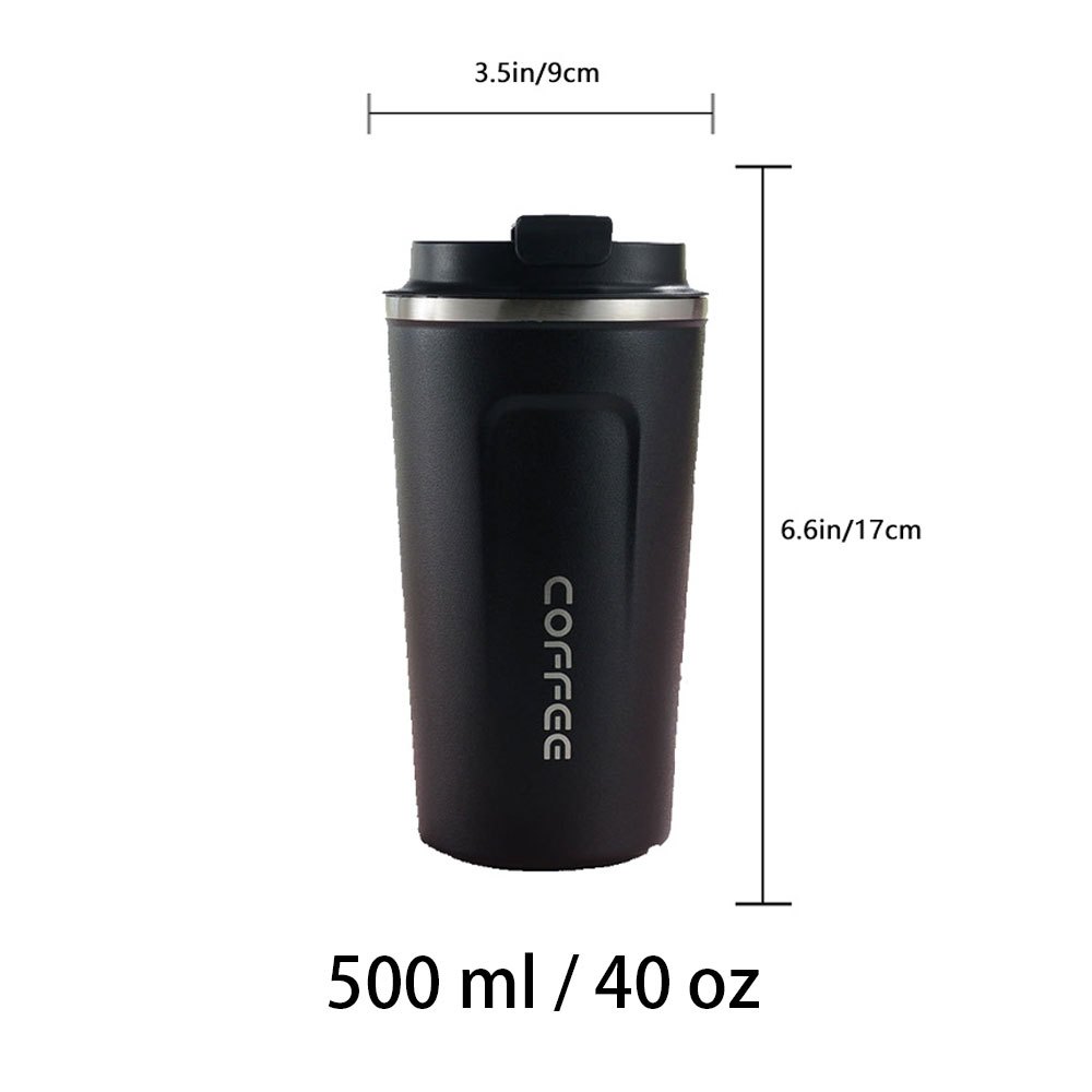 Coffee Water Bottle Cup With Temperature Display, Stainless Steel Cold  Insulation Vacuum Cup, Outdoor Portable Car Carry 304 Water Cup - Temu