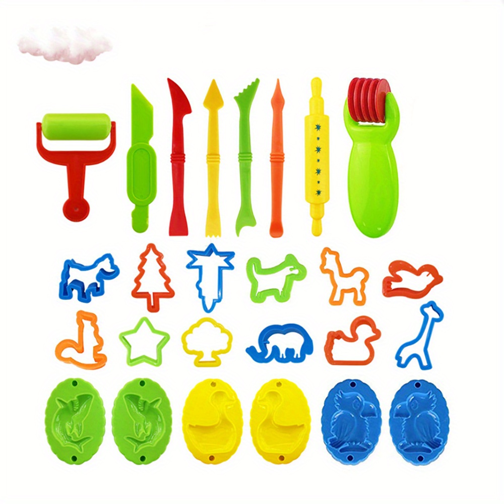 Tools Claydough Children Set Tool Mold Kit Smolds Educational Diy Toys  Decompression Mud Color Playdoh Bulk Pack Coloredkids