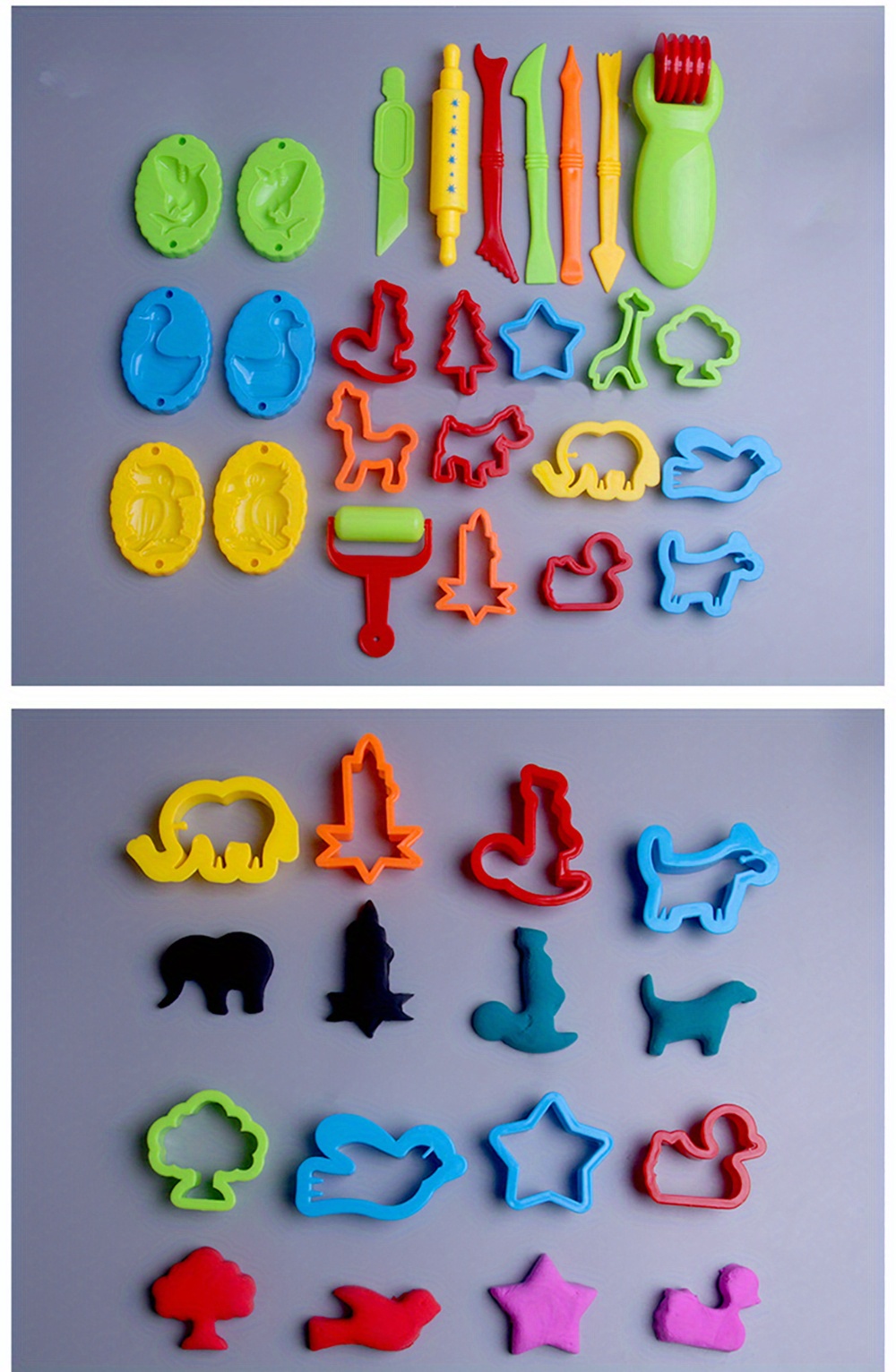 QS DIY pédagogique nouvelle couleur de l'argile de la plasticine de nouilles  de dinosaures du moule de la modélisation de la machine de l'argile  plastique de l'enfant jouer de la pâte de Kit Outils Définit cutters de  moules de jouets - Chine Pâte à modeler