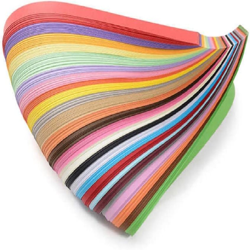 TXIN 1300 Quilling Paper Strips 3mm 26 Colors Quill Paper Quilling