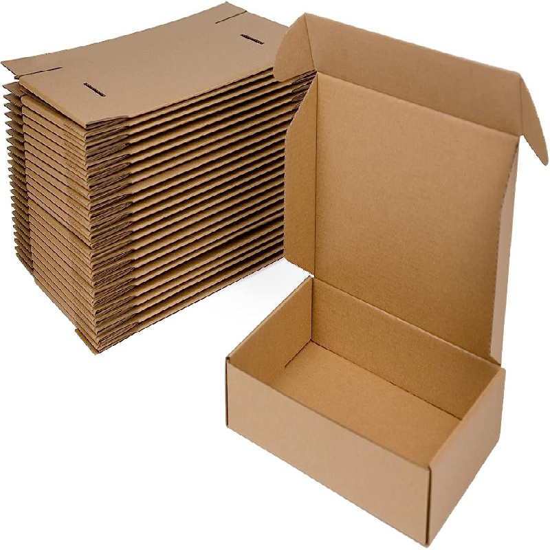 Brown Kraft Shipping Boxes Corrugated Cardboard Mailing - Temu