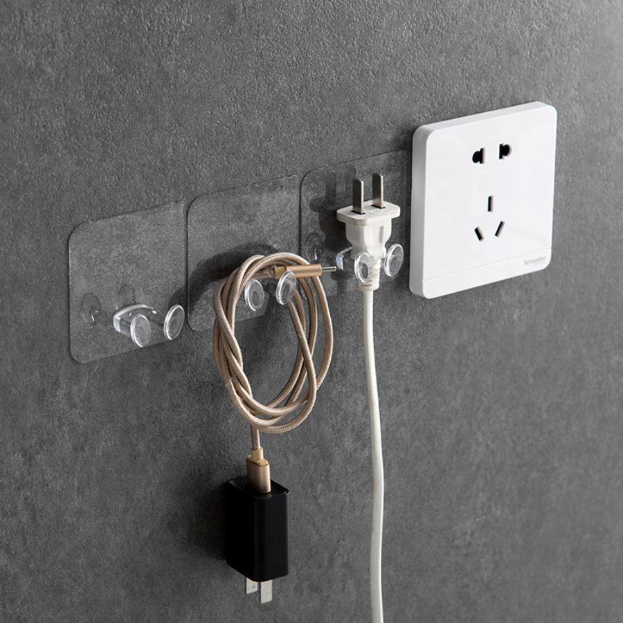 Wall Storage Hook Punch free Power Plug Socket Holder - Temu Belgium