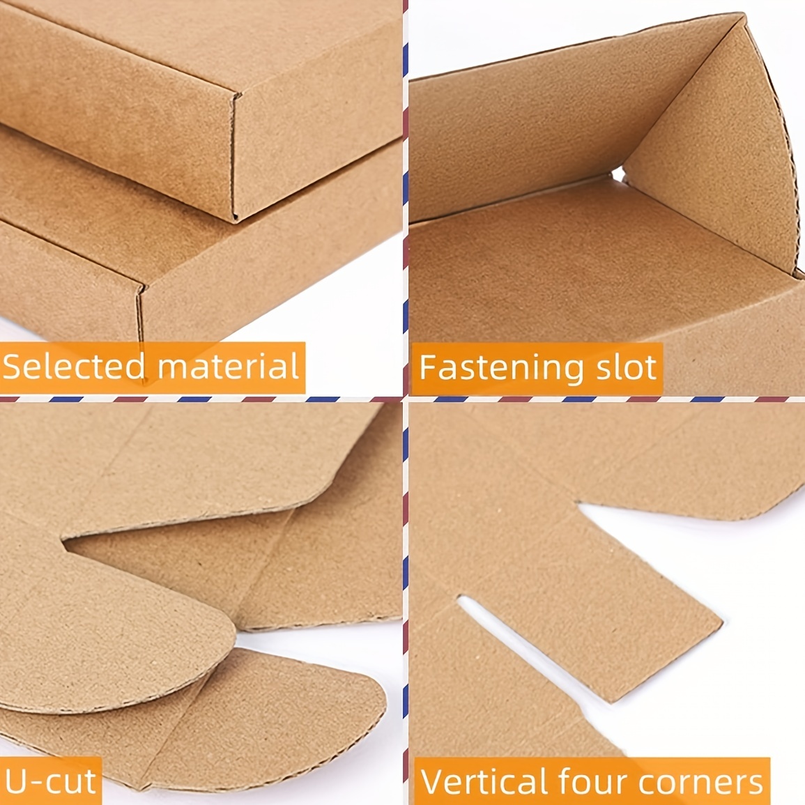 Value Pack Small Item Shipping Boxes Brown Corrugated - Temu