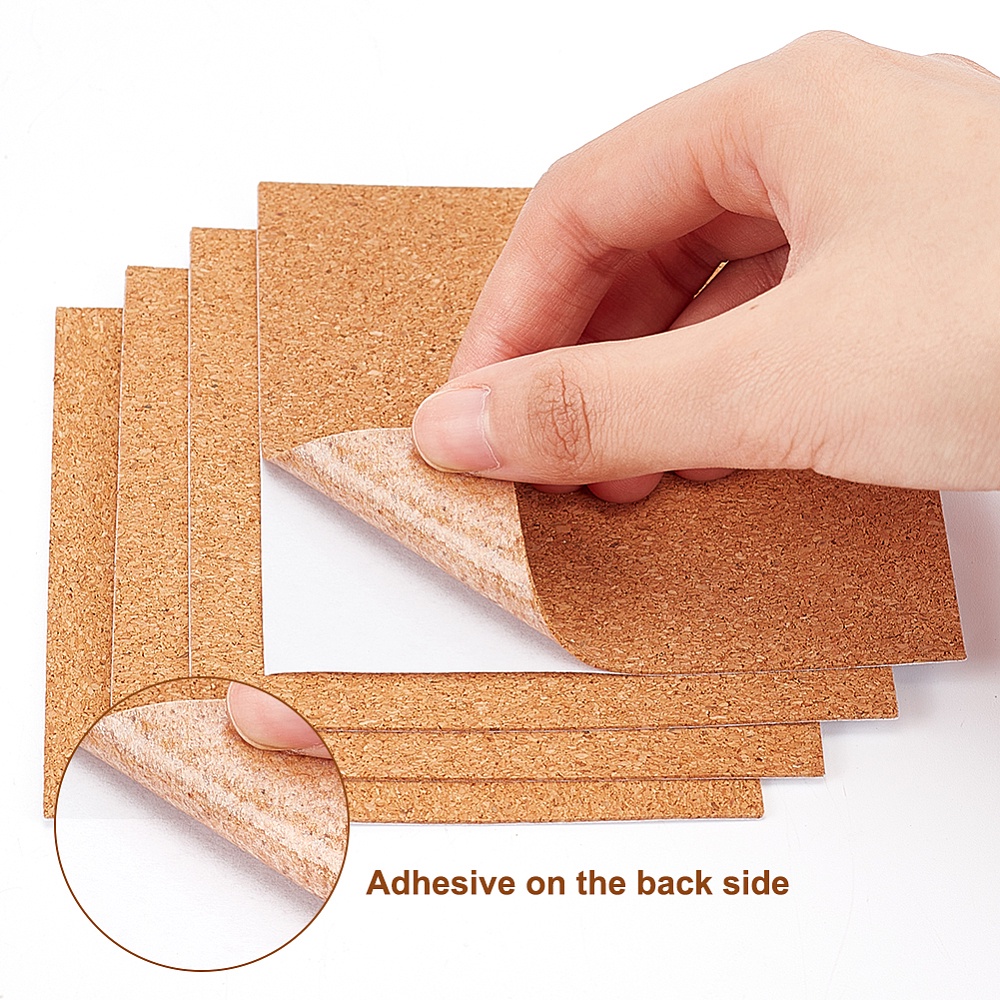 Self adhesive Cork Rectangle Insulation Cork Sheets For - Temu