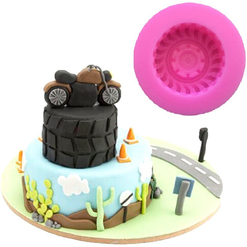 Buy HAZEL Silicone Fondant Cake Decorating Mould - Fan Shape, 5 Cavities, Baking  Tool, White Online at Best Price of Rs 149 - bigbasket