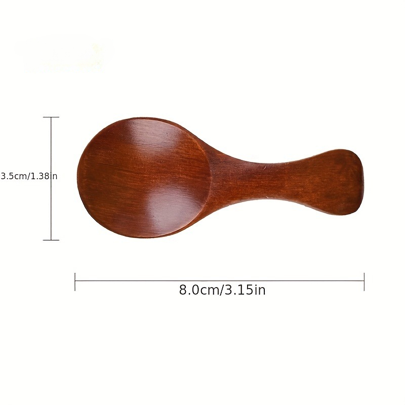 Petite Cuillère en Bois, 10 PCS Mini Condiments Sucre Assaisonnement Sel  Miel Cuillère À Café Café Thé Confiture Moutarde Crème Glacée Cuillères En  Bois, Marron Clair 