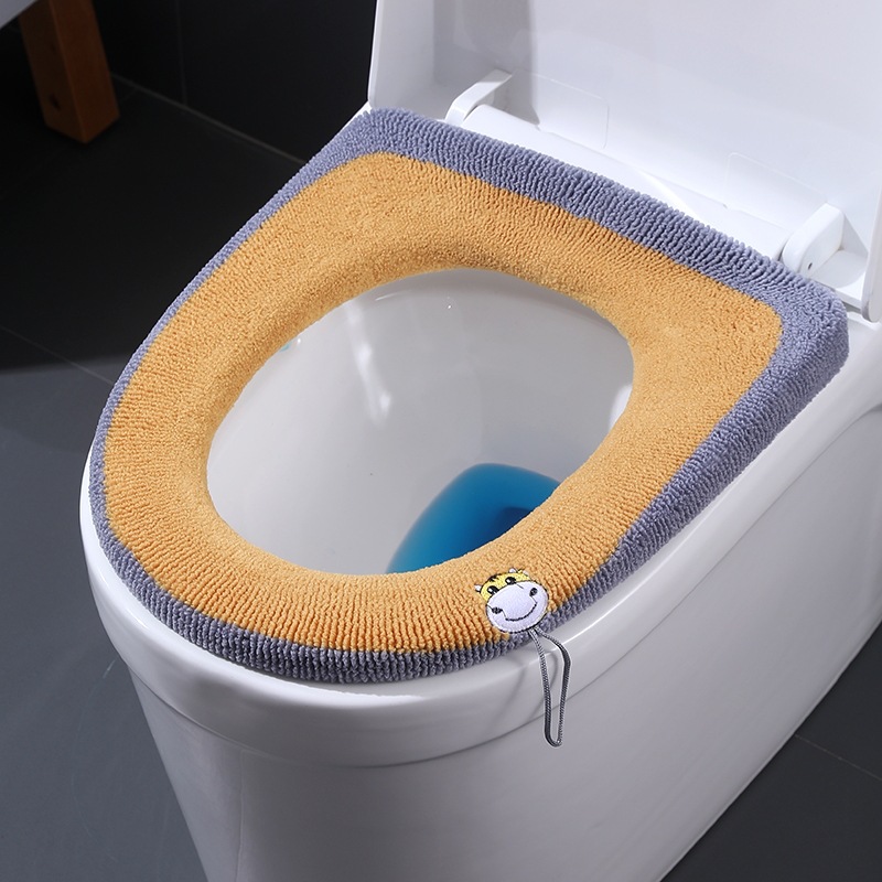 Thickened Toilet Seat Cushion For Household Winter - Temu