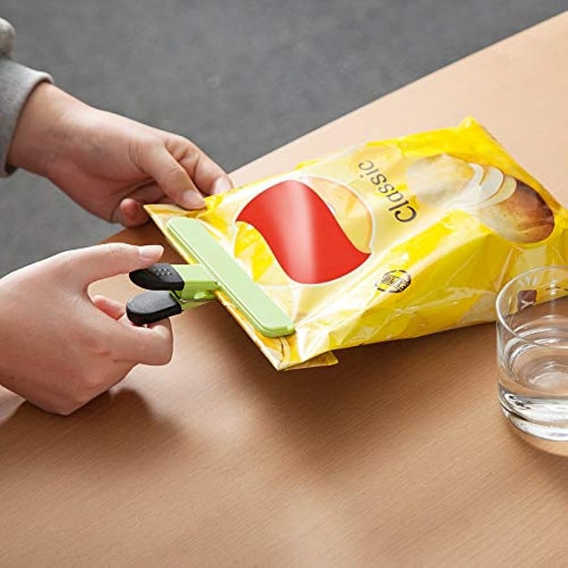 Chip Bag Clips Large Size Assorted Colors Foods Snacks Bag - Temu