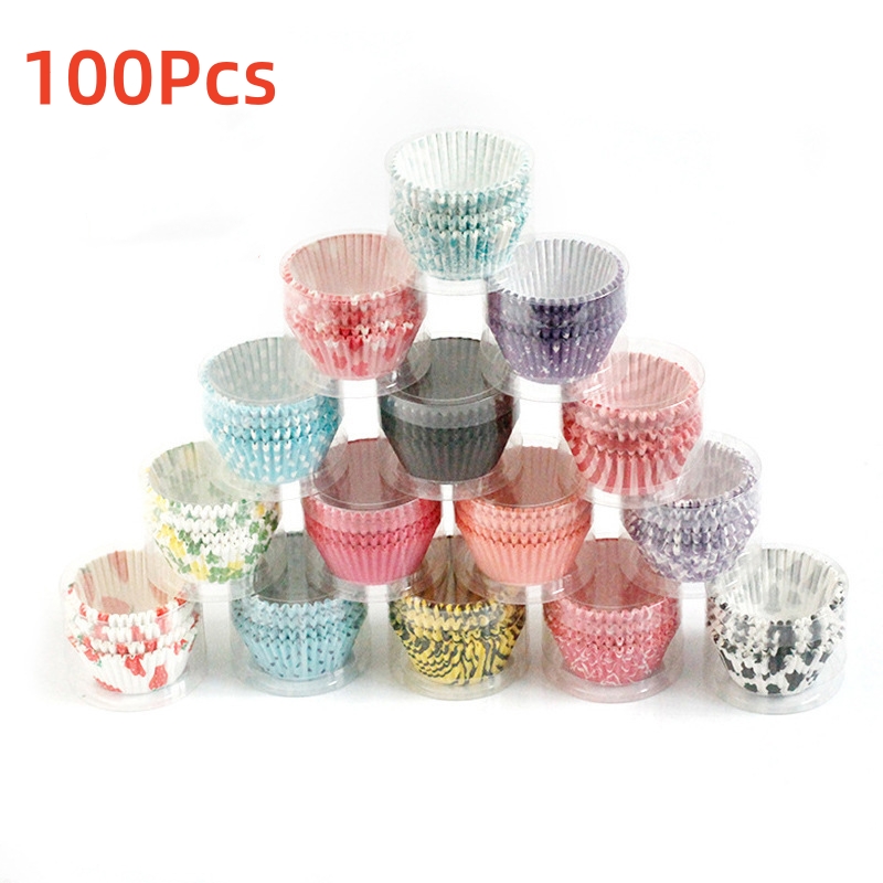 50 Pcs, Doublures De Cupcakes Naturelles, Sans Odeur, Moules À