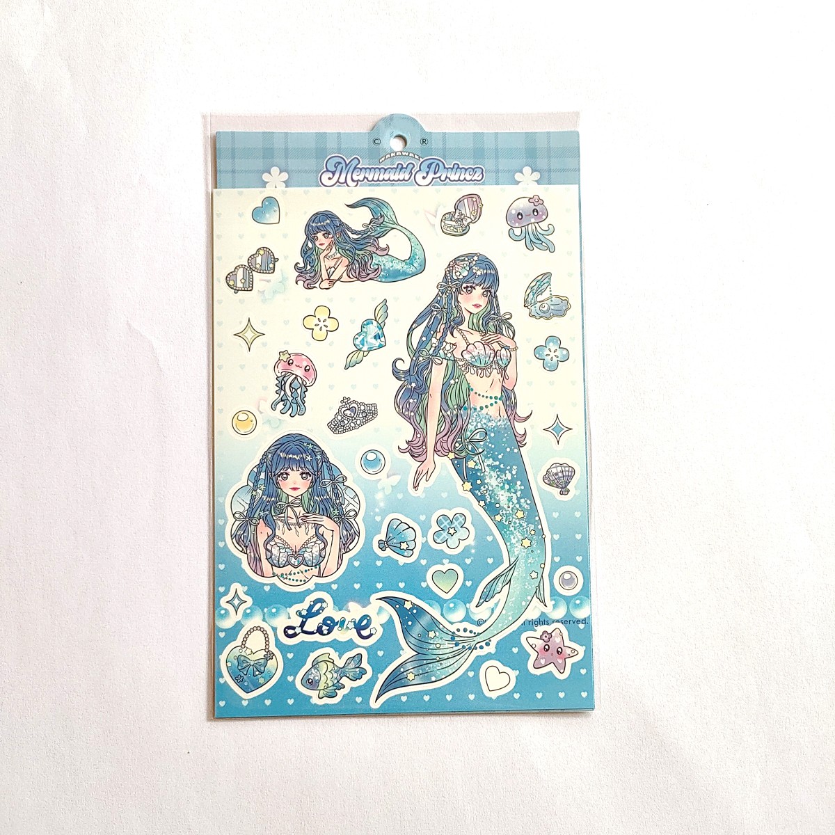 Buy Mermaid DIY Journal Kit for Girls Scrapbooking and Diary Supplies  Stickers Set - MyDeal