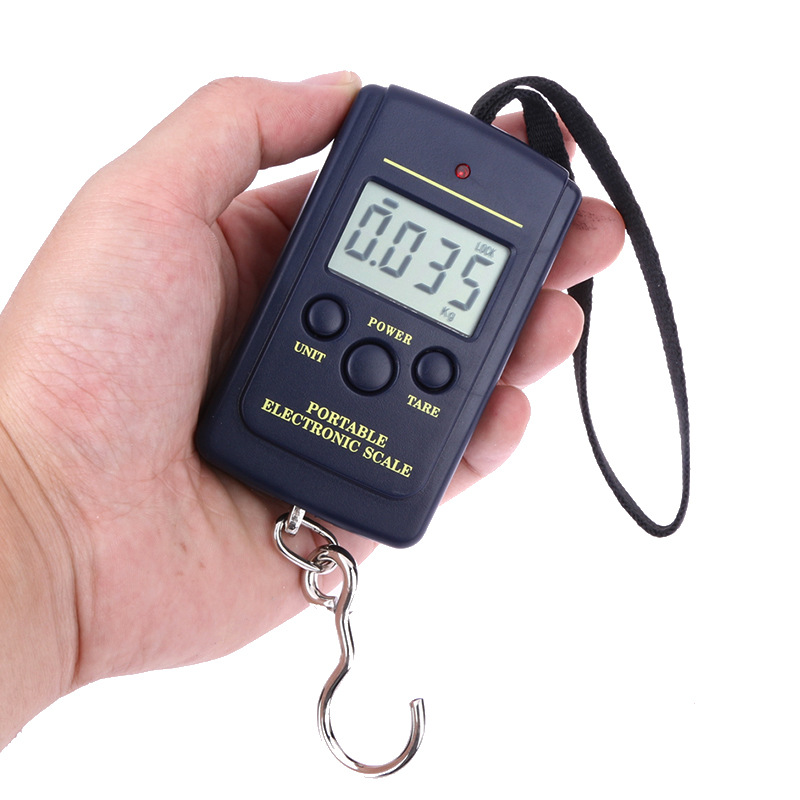 1pc 88.18LB/0.35oz Mini Digital Scale For Fishing Luggage Travel Weighting  Steelyard Hanging Electronic Hook Scale, Kitchen Weight Tool