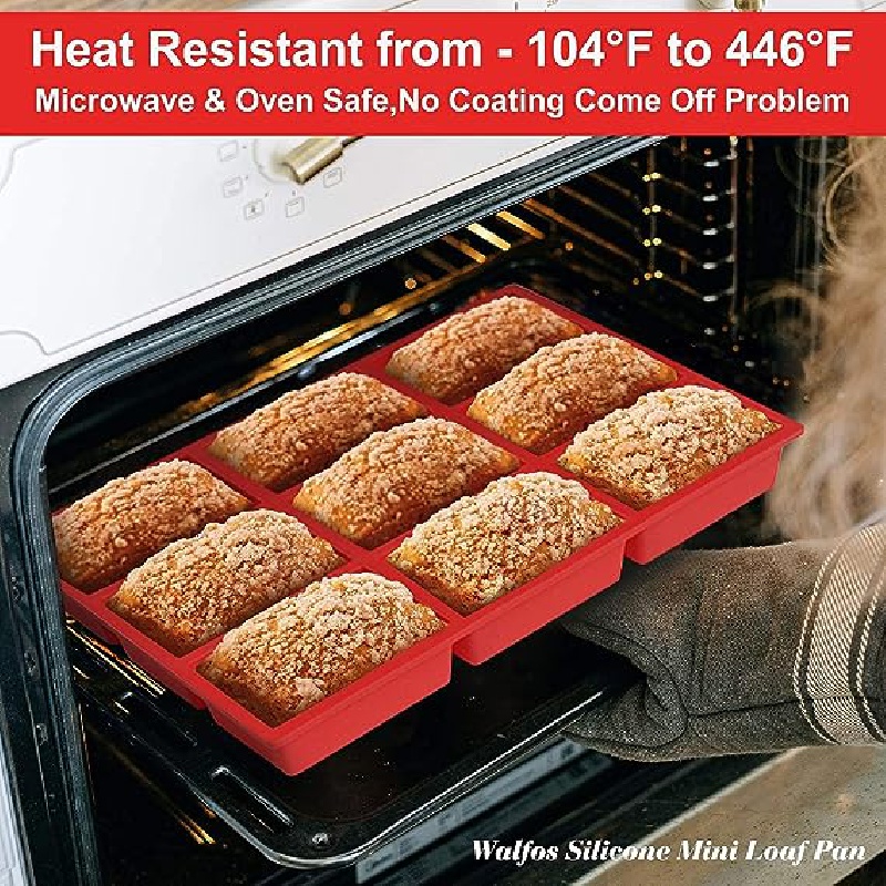 Non-stick Silicone Bread Loaf Pan With Fluted Design - Perfect For Baking  Homemade Bread And Pastries - Temu