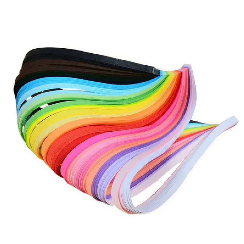 DIY Hand Craft Paper Quilling Strips Set，26 Colors 260 Strips Width  3/5/7/10mm