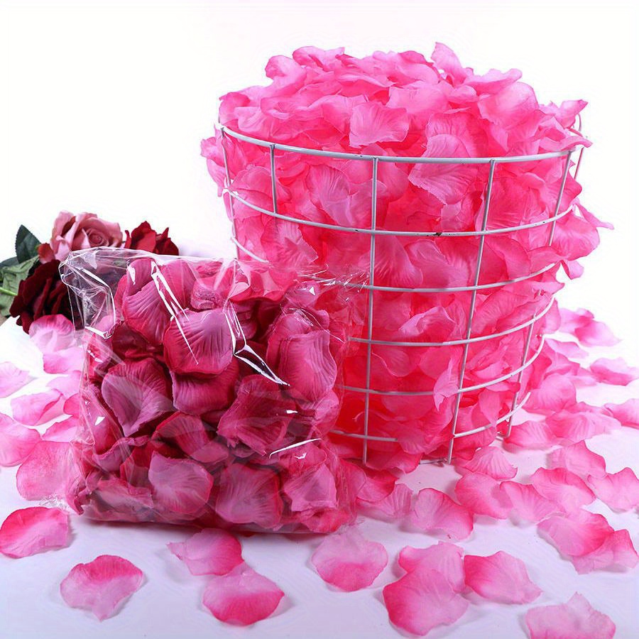 Romantic Artificial Rose Petals Perfect For - Temu