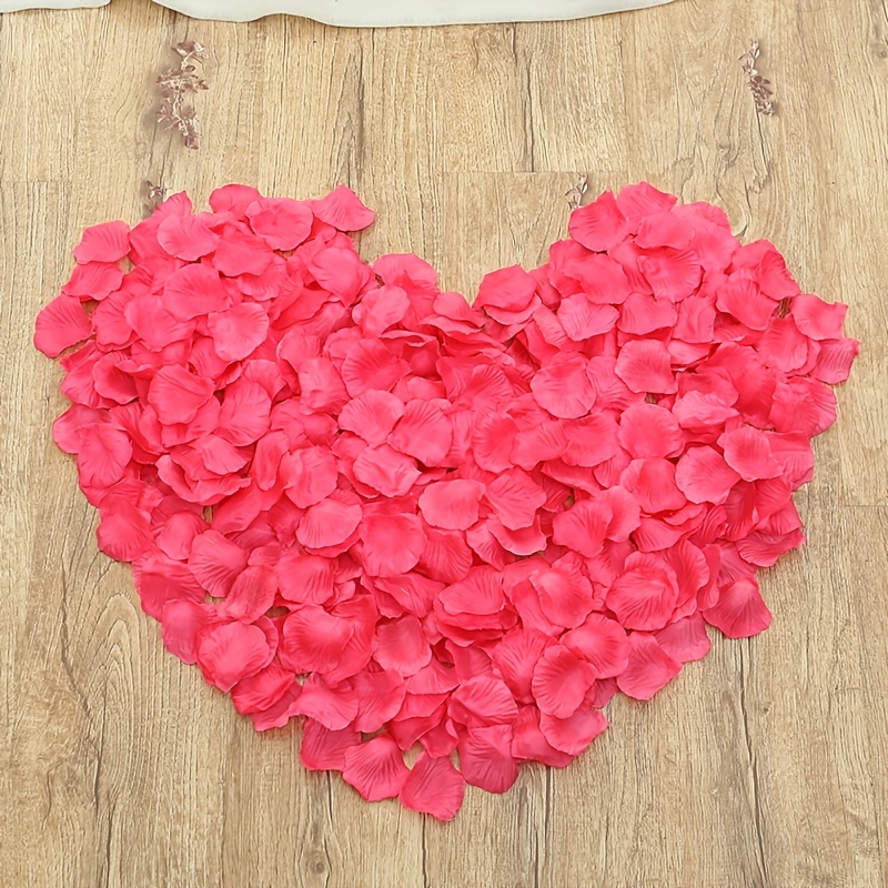 Romantic Artificial Rose Petals Perfect For - Temu