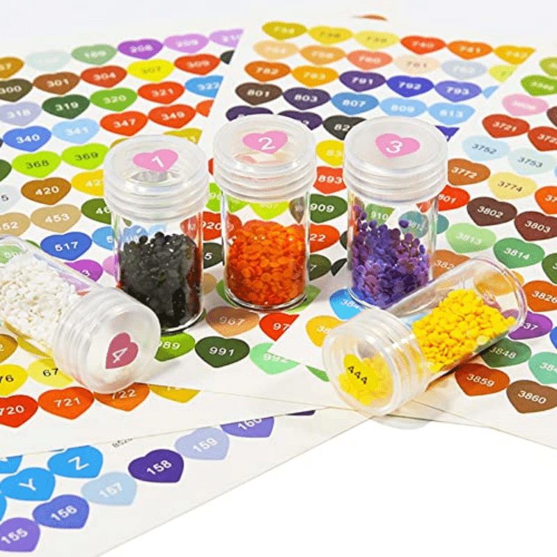 Number Stickers,447 Labels Apply to Diamond Painting Storage Boxes