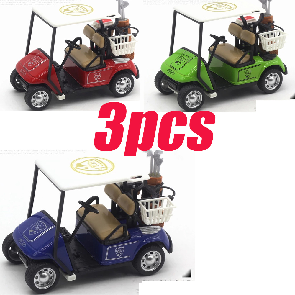 1:36 Alloy Golf Model Toys Creative Golf Cart Ornament For - Temu