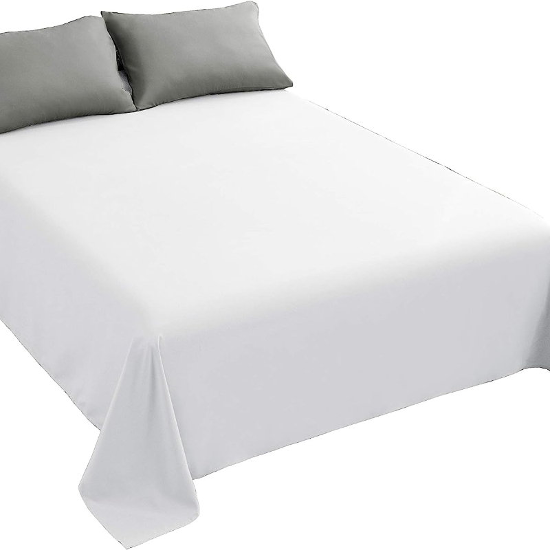 1pc Breathable Flat Bed Sheet, Ultra Soft And Wrinkle Resistant Double Brushed Flat Sheet For Machine Washable
