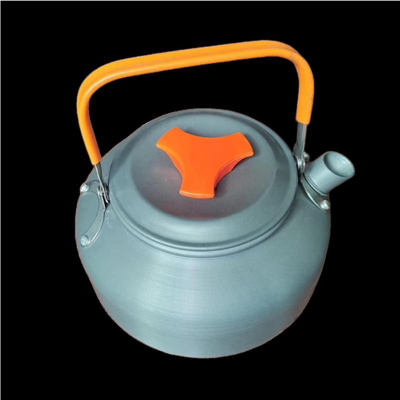 1.2L Aluminum Alloy Camping Tea Kettle, Coffee Pot